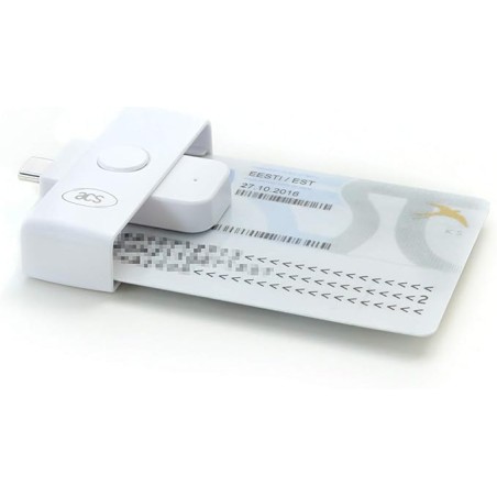 Advanced Card Systems ACR39U-NF II USB-C PocketMate Smart Kortlæser – Hvid