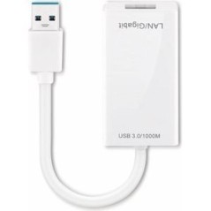 Goobay Netværksadapter SuperSpeed USB 3.0 - 1Gbps Kabling til Hurtig Internetforbindelse | Varenummer: 4040849954429