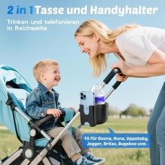 Universal Stroller Cup Holder – compatible accessory