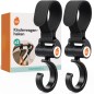 Baby Uma Stroller Hooks with 360° Swivel – 2-Pack