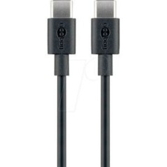 goobay USB Type-C kabel 1m Sort
