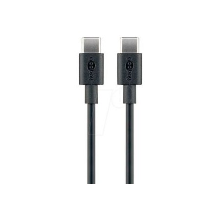 goobay USB Type-C kabel 1m Sort