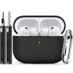Silikoneetui til Apple AirPods Pro 3 med rengøringssæt – kompatibelt tilbehør
