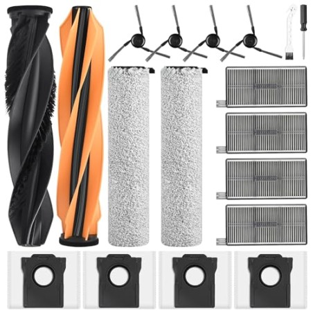 Dreame Aqua10 Ultra Roller tilbehørssæt, 18 dele – kompatibelt tilbehør