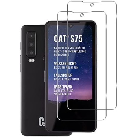 Cat S75 skærmbeskytter i hærdet glas (2 stk.) – kompatibelt tilbehør