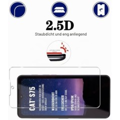Cat S75 skærmbeskytter i hærdet glas (2 stk.) – kompatibelt tilbehør