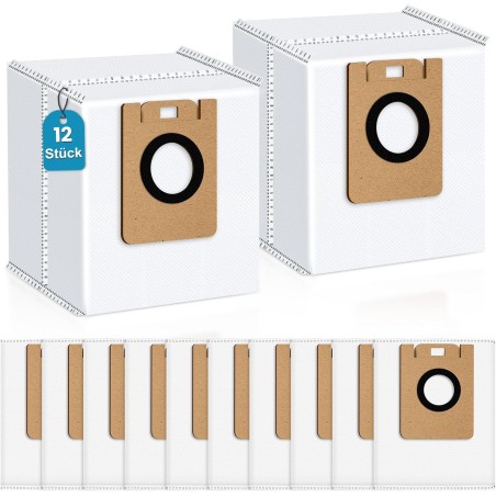Dreame D10/D10s/Z10 Pro/L10 Dust Bags, 12-Pack – Compatible Accessory