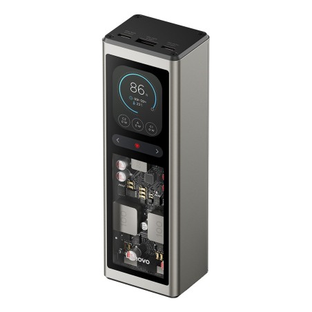 Køb Lenovo Powerbank 20000mAh 140W - Effektiv opladning med 1xUSB-A & 2xUSB-C - Ideel til rejser! Varenr. 0195892138525