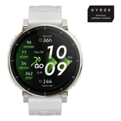 Amazfit Active 3 Premium 45mm SmartWatch Aero White - Den Ultimative Fitnesspartner til Aktiv Livsstil