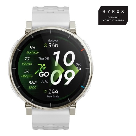 Amazfit Active 3 Premium 45mm SmartWatch Aero White - Den Ultimative Fitnesspartner til Aktiv Livsstil