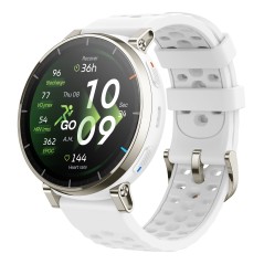 Amazfit Active 3 Premium 45mm SmartWatch Aero White - Den Ultimative Fitnesspartner til Aktiv Livsstil