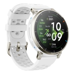 Amazfit Active 3 Premium 45mm SmartWatch Aero White - Den Ultimative Fitnesspartner til Aktiv Livsstil