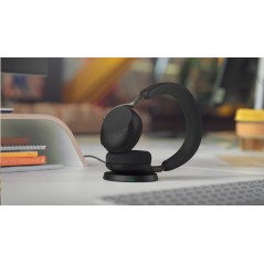 Jabra Evolve3 75 Trådløse Høretelefoner - Black | Exceptionel Lyd og Komfort