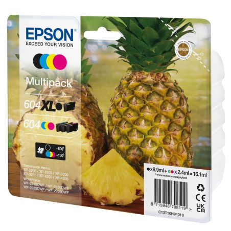 Epson 604604XL Multipack - Sort, Gul, Cyan, Magenta | Kvalitet & Besparelse - C13T10H94020