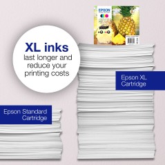 Epson 604/604XL Multipack Sort Gul Cyan Magenta Blæk C13T10H94020