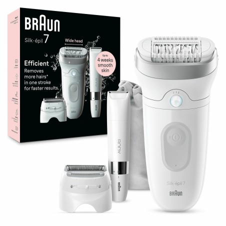 Opdag Braun Silk-pil 7 7-441 - Effektiv hårfjerning med 40 pincetter i Sølv & Hvid!
