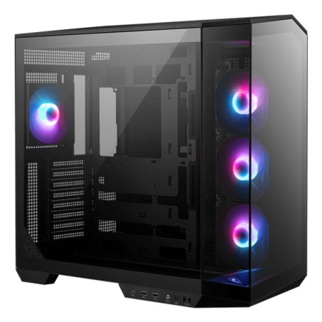 MSI MAG PANO 100R PZ Tower ATX - Elegant Sort Gaming Kasse med Optimal Kølning | Varenummer: 4711377231565