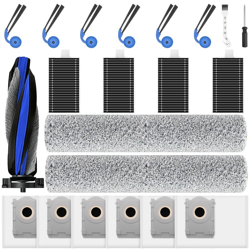 ECOVACS Deebot T90/X12 Pro Omni Accessory Kit, 21 Pieces – Compatible Accessory