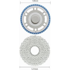 ECOVACS Deebot T30/T50/N30 moppeholder & moppemodul, 4 stk – kompatibelt tilbehør