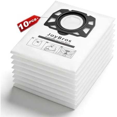 Vacuum Bags for Kärcher WD4-WD7, 10-Pack – Compatible
