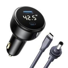 Starlink Mini Biladapter 100W, 3 m Kabel USB-C/USB-A – kompatibelt tilbehør