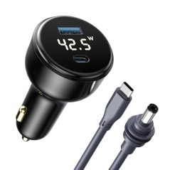 Starlink Mini Biladapter 100W, 3 m Kabel USB-C/USB-A – kompatibelt tilbehør