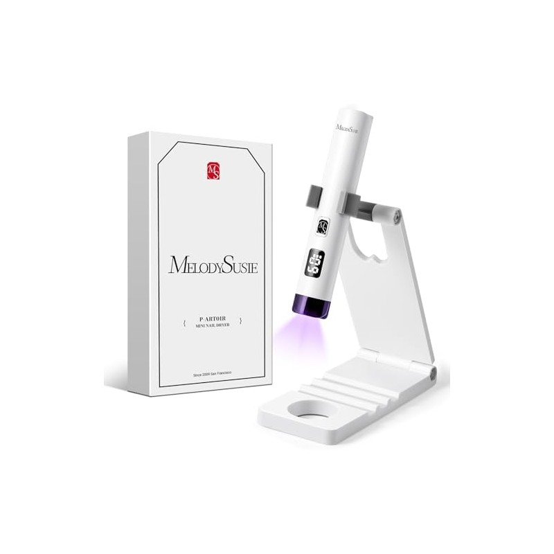 MelodySusie UV Nail Lamp with Stand, Flash Cure Gel Dryer MelodySusie UV Nail Lamp with Stand, Flash Cure Gel Dryer