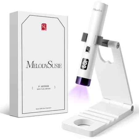 MelodySusie UV-lampe til gelnegle med stander, Flash Cure neglelampe