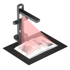 CZUR Aura Pro bærbar bog- og dokumentscanner 14MP
