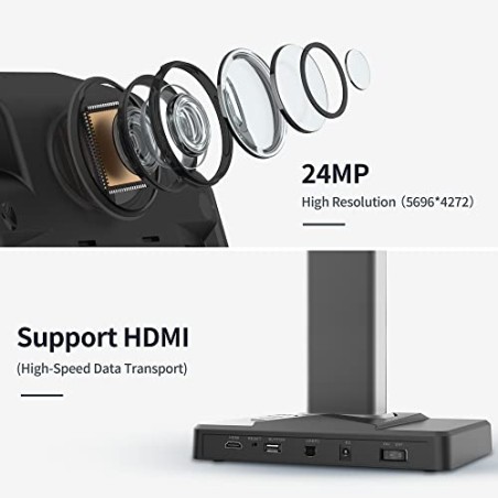 CZUR ET24 Pro 24MP Book Scanner with HDMI & OCR
