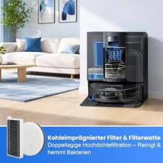Ecovacs 19-dels tilbehørssæt til DEEBOT X12 OMNICYCLONE/Care – kompatibelt tilbehør