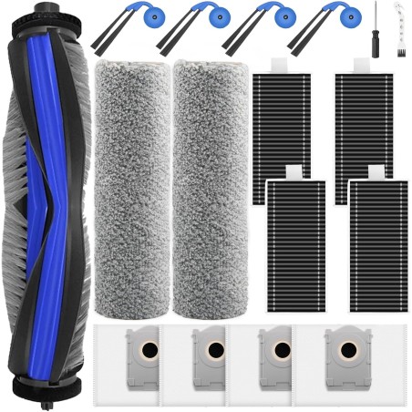 Ecovacs 17-dels tilbehørssæt til DEEBOT X9 PRO Omni/X11 PRO Omni/T80S Omni – kompatibelt tilbehør