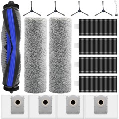 Ecovacs 16-dels tilbehørssæt til DEEBOT X8 PRO Omni/X8 Omni – kompatibelt tilbehør