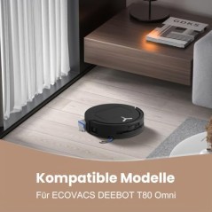 Ecovacs 16-dels tilbehørssæt til DEEBOT T80 Omni – kompatibelt tilbehør