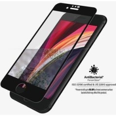 PanzerGlass Case Friendly Sort Cover til Apple iPhone 6, 6s, 7, 8, SE (2. gen) – Beskyt din telefon med stil!