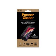 PanzerGlass Case Friendly Sort Cover til Apple iPhone 6, 6s, 7, 8, SE (2. gen) – Beskyt din telefon med stil!