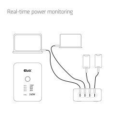Club3D 4-Port Usb-C Charging