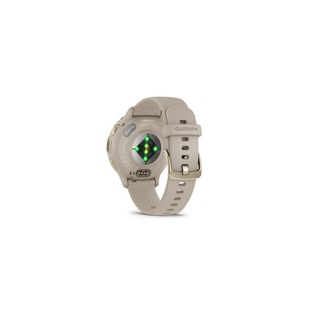 Garmin Venu 3S 41 mm Beige Guld SmartWatch - Elegant og Funktionel Fitnesspartner