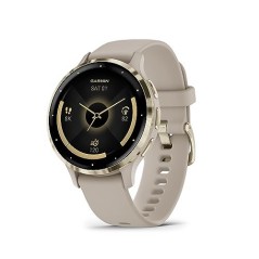 Garmin Venu 3S 41 mm Beige Guld SmartWatch - Elegant og Funktionel Fitnesspartner
