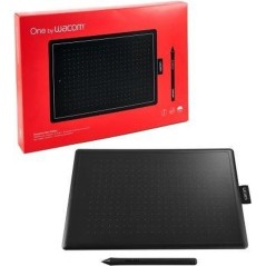 One by Wacom Medium - Kreativitet i Sort/Rød | Perfekt til Tegning & Design - Varenummer: 4949268621076