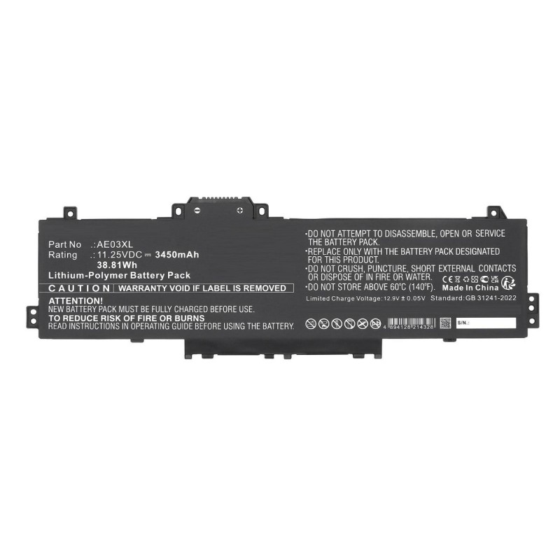 CoreParts Battery Li-Polymer Black
