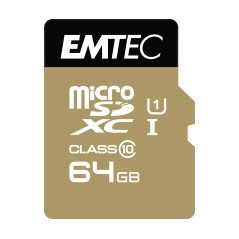 Emtec MicroSD Card 64GB SDXC CL10
