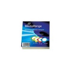 MediaRange CD Paperbag Colorpack 100pcs