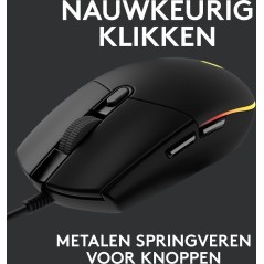 Køb Logitech Gaming Mouse G203 LIGHTSYNC - Optisk, Kablet, Sort | Perfekt til Gamere!