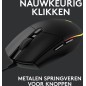 Logitech Gaming Mouse G203 LIGHTSYNC Optisk Kablet Sort