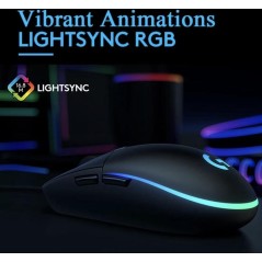Køb Logitech Gaming Mouse G203 LIGHTSYNC - Optisk, Kablet, Sort | Perfekt til Gamere!