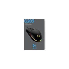 Køb Logitech Gaming Mouse G203 LIGHTSYNC - Optisk, Kablet, Sort | Perfekt til Gamere!