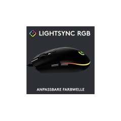 Køb Logitech Gaming Mouse G203 LIGHTSYNC - Optisk, Kablet, Sort | Perfekt til Gamere!