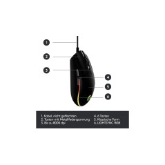 Køb Logitech Gaming Mouse G203 LIGHTSYNC - Optisk, Kablet, Sort | Perfekt til Gamere!