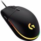 Logitech Gaming Mouse G203 LIGHTSYNC Optisk Kablet Sort